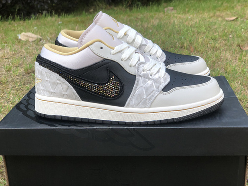 Pure original version_ Air Jordan 1 Low low-top silk carving_ the item number_ DV1762-001_ full code shipment 36--46-138c6d53